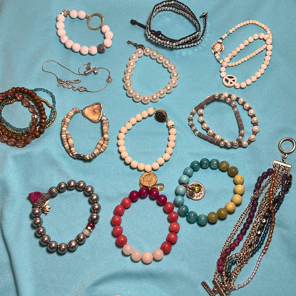 Multiple bracelets as a lot or individual if you want to offer